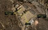 Satellite image of the Punggye-ri nuclear test site in North Korea, April 12, 2017 (Airbus Defense & Space/38 North/Pleiades CNES/Spot Image via AP)