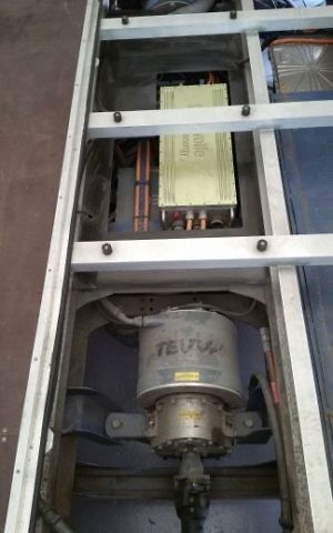 Tevva Motors' brought to electric trucks the same technologies used in submarines. Its trucks have a battery, a motor and a range extender (Courtesy)