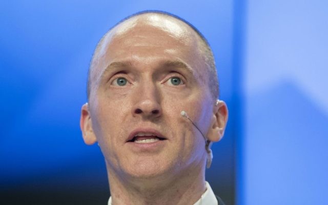 In this Dec. 12, 2016, file photo, Carter Page, a former foreign policy adviser of US President Donald Trump, speaks at a news conference at RIA Novosti news agency in Moscow, Russia. (AP Photo/Pavel Golovkin, file) In this Dec. 12, 2016, file photo, Carter Page, a former foreign policy adviser of US President Donald Trump, speaks at a news conference at RIA Novosti news agency in Moscow, Russia. (AP Photo/Pavel Golovkin, file)