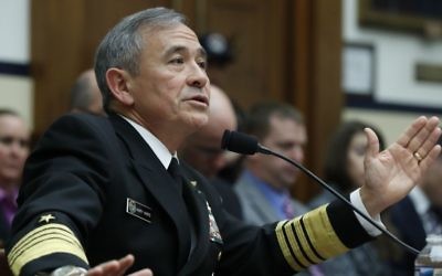 US Pacific Command Commander Adm. Harry Harris Jr. testifies before a House Armed Services Committee hearing on North Korea on April 26, 2017. (AP Photo/Manuel Balce Ceneta)