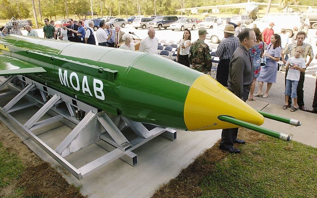 Report: US military has plan to deploy largest bomb against Iran if fighting resumes