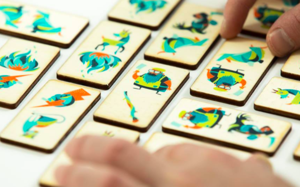 Had Gadya dominoes from the design team at Dov Abramson Studio, another kind of Passover inspiration (Courtesy Dov Abramson Studio) Had Gadya dominoes from the design team at Dov Abramson Studio, another kind of Passover inspiration (Courtesy Dov Abramson Studio)