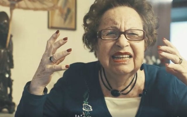 Holocaust survivor Ruth Zimmerman expresses her anguish over the gassing of Syrian children. (Facebook video) Holocaust survivor Ruth Zimmerman expresses her anguish over the gassing of Syrian children. (Facebook video)