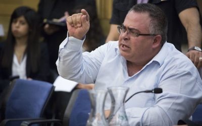 MK David Bitan makes a point during a Knesset State Control Committee discussion about Israel‘s 2014 Gaza war against Hamas. April 19, 2017. Photo by Hadas Parush/Flash90 MK David Bitan makes a point during a Knesset State Control Committee discussion about Israel‘s 2014 Gaza war against Hamas. April 19, 2017. Photo by Hadas Parush/Flash90