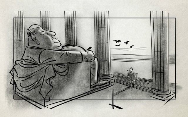 Storyboard by Patrick Mate from 'Harold and Lillian' (Zeitgeist Films)