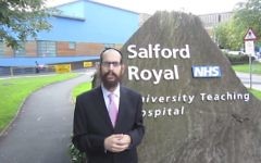 Rabbi Shneur Odze, a UKIP candidate who came in sixth in the May 2017 race for  Manchester mayor. (Screen capture: YouTube)