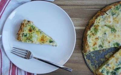Quiche with veggie crust for Passover (Shannon Sarna/via JTA)