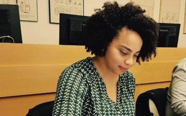 Rasha Atamny, 31, from Baqa al-Gharbiyye,  is Israel's first female Arab-Muslim diplomat. (Twitter)