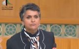 Kuwaiti MP Safa Al-Hashem in parliament (Courtesy MEMRI)