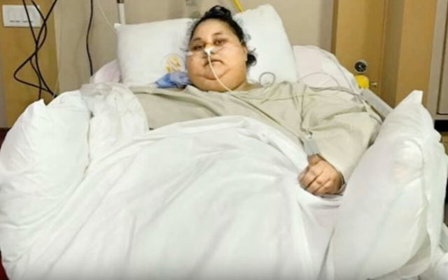 Eman Ahmed Abd El Aty, formerly the world's heaviest woman, has lost half her weight in two months. (screenshot: YouTube) Eman Ahmed Abd El Aty, formerly the world's heaviest woman, has lost half her weight in two months. (screenshot: YouTube)