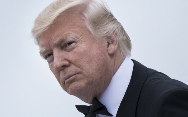 US President Donald Trump arrives at John F. Kennedy International Airport May 4, 2017 in Jamaica, New York. (AFP PHOTO / Brendan Smialowski) US President Donald Trump arrives at John F. Kennedy International Airport May 4, 2017 in Jamaica, New York. (AFP PHOTO / Brendan Smialowski)
