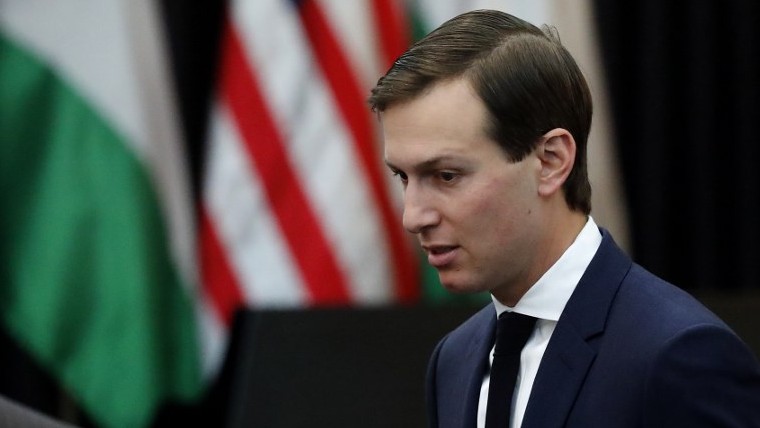 US president's senior advisor Jared Kushner is seen during a welcome ceremony at the presidential palace in the West Bank city of Bethlehem on May 23, 2017 (AFP PHOTO / Thomas COEX) US president's senior advisor Jared Kushner is seen during a welcome ceremony at the presidential palace in the West Bank city of Bethlehem on May 23, 2017 (AFP PHOTO / Thomas COEX)