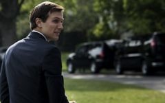 This file photo taken on April 27, 2017 shows White House Senior Advisor Jared Kushner walking to the White House. (AFP Photo/Brendan Smialowski)