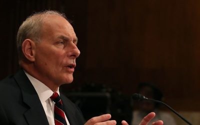 Homeland Security Secretary John Kelly testifies during a Senate Appropriations Committee hearing on Capitol Hill May 25, 2017 in Washington, DC. (Mark Wilson/Getty Images/AFP) Homeland Security Secretary John Kelly testifies during a Senate Appropriations Committee hearing on Capitol Hill May 25, 2017 in Washington, DC. (Mark Wilson/Getty Images/AFP)