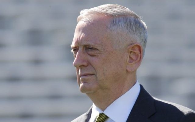 US Defense Secretary Jim Mattis arrives for the US Military Academy Class of 2017 graduation ceremony at Michie Stadium on May 27, 2017 in West Point, New York. (Eduardo Munoz Alvarez/Getty Images/AFP) US Defense Secretary Jim Mattis arrives for the US Military Academy Class of 2017 graduation ceremony at Michie Stadium on May 27, 2017 in West Point, New York. (Eduardo Munoz Alvarez/Getty Images/AFP)