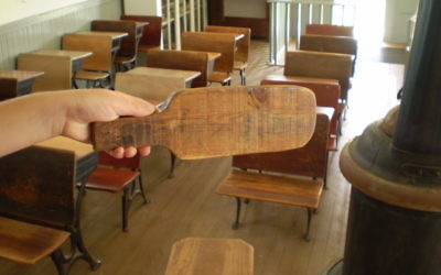 A paddle used for punishment. (CC BY-SA Wesley Fryer, Flickr)