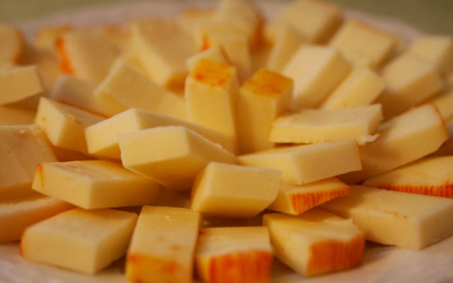 Illustrative photo of cheese. (Wikimedia Commons  via JTA)