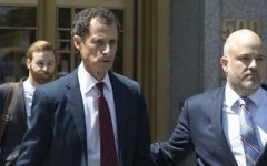 Former US Rep. Anthony Weiner leaves Federal court, on May 19, 2017, in New York. (AP Photo/ Mary Altaffer)
