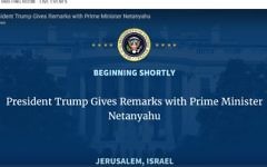 The White House website showing] a video with the dateline 'Jerusalem, Israel,' May 22, 2017. (Screen capture: The White House)