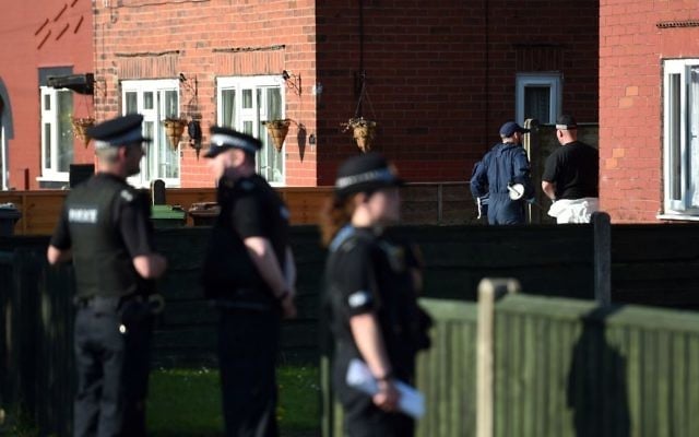 Police activity at an address in Elsmore Road, in connection with the concert blast at the Manchester Arena, in Manchester, England, May 24, 2017. (Joe Giddens/PA via AP) Police activity at an address in Elsmore Road, in connection with the concert blast at the Manchester Arena, in Manchester, England, May 24, 2017. (Joe Giddens/PA via AP)