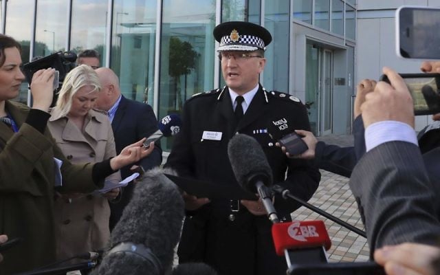 Greater Manchester Police Chief Constable Ian Hopkins speaks to the media in Manchester, May 23, 2017. (Peter Byrne/PA via AP) Greater Manchester Police Chief Constable Ian Hopkins speaks to the media in Manchester, May 23, 2017. (Peter Byrne/PA via AP)
