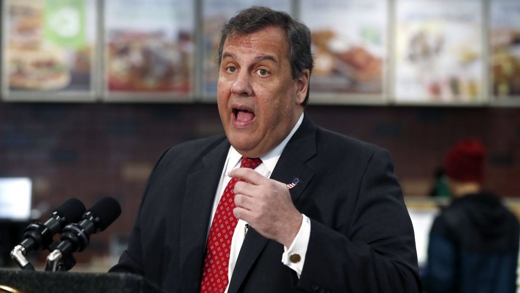 In this March 23, 2017, photo, New Jersey Gov. Chris Christie speaks about jobs during a news conference in a QuickChek convenience store in Cedar Knolls, New Jersey (AP Photo/Julio Cortez) In this March 23, 2017, photo, New Jersey Gov. Chris Christie speaks about jobs during a news conference in a QuickChek convenience store in Cedar Knolls, New Jersey (AP Photo/Julio Cortez)