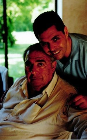 Roman Lubetzky with son Daniel. (Courtesy Ashley Herendeen, KIND Snacks)