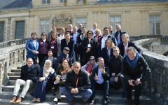 Israeli, Arab, Iranian and Turkish researchers meet in Fontainebleau, France, to set up joint research projects on April 28-30, 2017 (Courtesy)