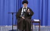 Supreme Leader Ayatollah Ali Khamenei addresses a group of teachers in Tehran, Iran, on May 2, 2016. (Official website of the Office of the Iranian Supreme Leader via AP/File)