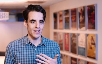 Steven Levenson, writer of Tony-nominated musical 'Dear Evan Hansen' play 'If I Forget.' (YouTube screenshot)