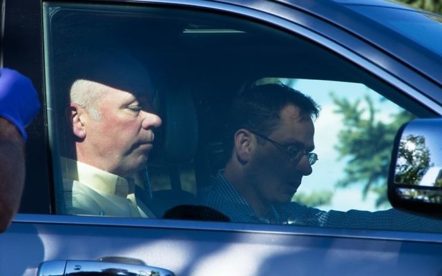 Republican candidate for Montana's only U.S. House seat, Greg Gianforte, sits in a vehicle near a Discovery Drive building Wednesday, May 24, 2017, in Bozeman, Montana. (Freddy Monares/Bozeman Daily Chronicle via AP) Republican candidate for Montana's only U.S. House seat, Greg Gianforte, sits in a vehicle near a Discovery Drive building Wednesday, May 24, 2017, in Bozeman, Montana. (Freddy Monares/Bozeman Daily Chronicle via AP)
