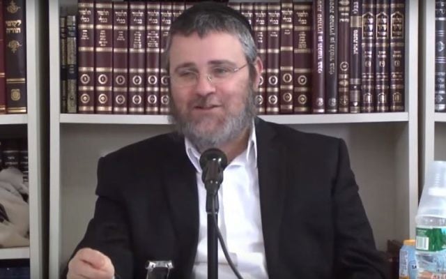 Screen capture from video of Rabbi Dovber Pinson. (YouTube/TheIYYUNCenter) Screen capture from video of Rabbi Dovber Pinson. (YouTube/TheIYYUNCenter)