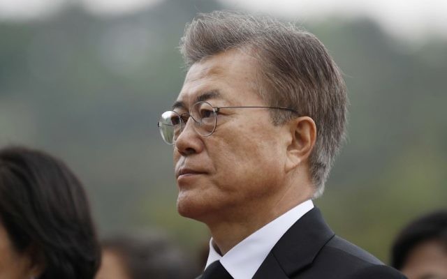 New South Korea's President Moon Jae-in arrives at the National Cemetery in Seoul, South Korea Wednesday, May 10, 2017. (Kim Hong-ji/AP) New South Korea's President Moon Jae-in arrives at the National Cemetery in Seoul, South Korea Wednesday, May 10, 2017. (Kim Hong-ji/AP)