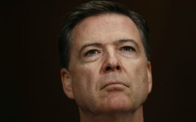 In this May 3, 2017, file photo, FBI Director James Comey listens on Capitol Hill in Washington. (AP Photo/Carolyn Kaster)