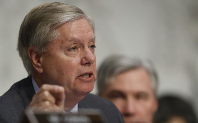 South Carolina Republican Sen. Lindsey Graham on Capitol Hill in Washington, Monday, May 8, 2017.
(AP/Carolyn Kaster) South Carolina Republican Sen. Lindsey Graham on Capitol Hill in Washington, Monday, May 8, 2017.
(AP/Carolyn Kaster)