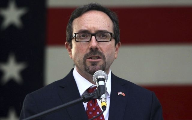 US Ambassador to Turkey John Bass speaks in Ankara, Turkey, July 2, 2105. (Adem Altan via AP) US Ambassador to Turkey John Bass speaks in Ankara, Turkey, July 2, 2105. (Adem Altan via AP)