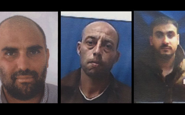 From left, Fares al-Umari, Muhammad Masri and Mahmoud Luisi, who are charged with planning to carry out shooting attacks against IDF soldiers in the Negev desert on behalf of the Islamic Movement. (Shin Bet) From left, Fares al-Umari, Muhammad Masri and Mahmoud Luisi, who are charged with planning to carry out shooting attacks against IDF soldiers in the Negev desert on behalf of the Islamic Movement. (Shin Bet)