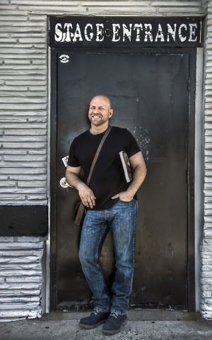 Azzan Yadin-Israel at the back entrance to The Stone Pony, one of Springsteen's early clubs. (Courtesy) Azzan Yadin-Israel at the back entrance to The Stone Pony, one of Springsteen's early clubs. (Courtesy)