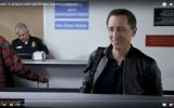 Gad Elmaleh in a new Funny or Die! sketch ridiculing the Trump executive order banning entry to America of visitors from several Muslim countries. (screen capture YouTube)