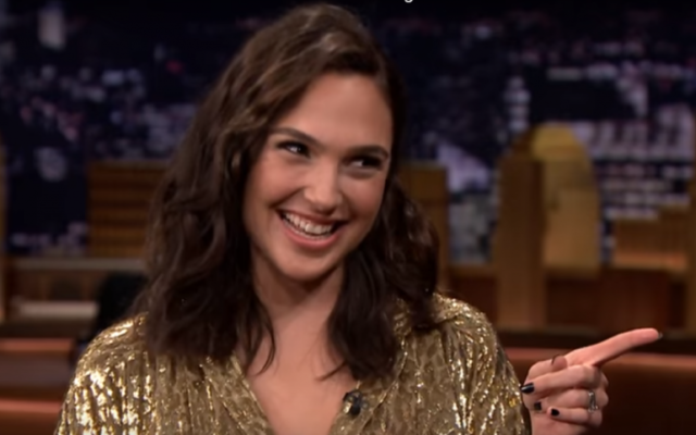 Actress Gal Gadot on 'The Tonight Show Starring Jimmy Fallon' on May 23, 2017. (Screen capture: YouTube) Actress Gal Gadot on 'The Tonight Show Starring Jimmy Fallon' on May 23, 2017. (Screen capture: YouTube)