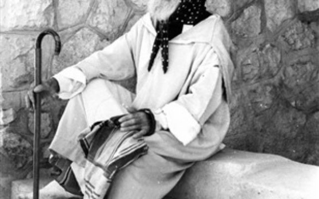 A blind visitor takes a rest on the way to the Western Wall, June 17, 1967. (From the collection of Dan Hadani, National Library of Israel). A blind visitor takes a rest on the way to the Western Wall, June 17, 1967. (From the collection of Dan Hadani, National Library of Israel).