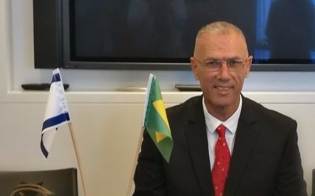 Israeli Ambassador to Brazil Yossi Shelley (Twitter) Israeli Ambassador to Brazil Yossi Shelley (Twitter)
