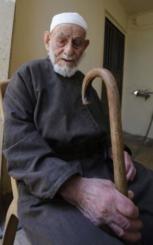 Palestinian Abdel Qader al-Lahham seen in the Deheishe Refugee Camp south of the West Bank town of Bethlehem on May 14, 2017. (AFP Photo/Musa Al Shaer) Palestinian Abdel Qader al-Lahham seen in the Deheishe Refugee Camp south of the West Bank town of Bethlehem on May 14, 2017. (AFP Photo/Musa Al Shaer)