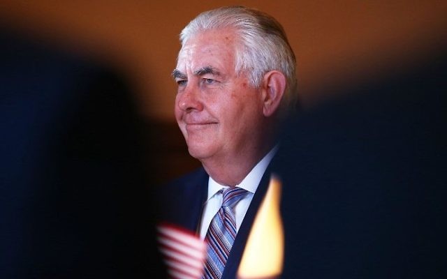 US Secretary of State Rex Tillerson talks during a meeting at Government House in Sydney on June 5, 2017. (AFP Photo/Pool/Mark Metcalfe) US Secretary of State Rex Tillerson talks during a meeting at Government House in Sydney on June 5, 2017. (AFP Photo/Pool/Mark Metcalfe)