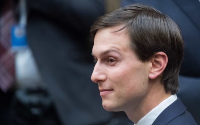 Jared Kushner, son-in-law and senior adviser to US President Donald Trump, looks on during a meeting between Trump and Republican congressional leaders in the Roosevelt Room at the White House in Washington, DC, on June 6, 2017. (AFP/Nicholas Kamm) Jared Kushner, son-in-law and senior adviser to US President Donald Trump, looks on during a meeting between Trump and Republican congressional leaders in the Roosevelt Room at the White House in Washington, DC, on June 6, 2017. (AFP/Nicholas Kamm)
