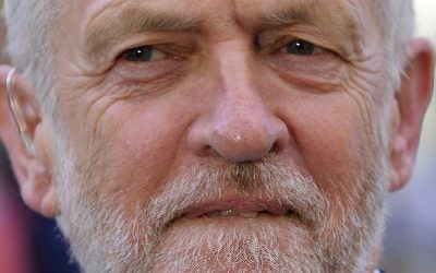 Britain's main opposition Labour Party leader Jeremy Corbyn attends a general election campaign rally in Glasgow, Scotland, on June 7, 2017. (AFP PHOTO / Andy Buchanan)