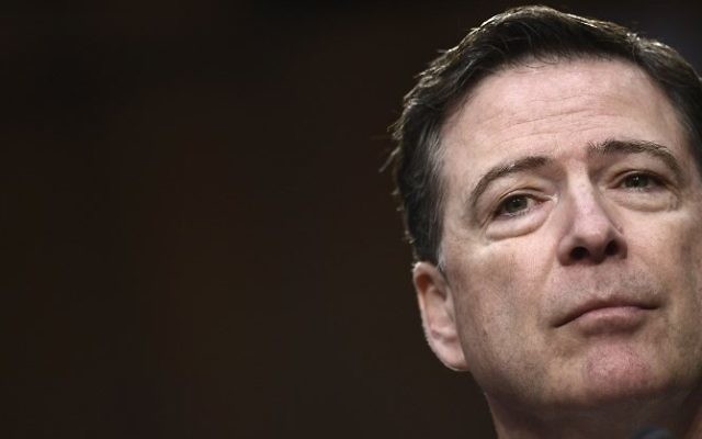 Former FBI Director James Comey testifies during a US Senate Select Committee on Intelligence hearing on Capitol Hill in Washington, DC, June 8, 2017. (AFP / Brendan Smialowski) Former FBI Director James Comey testifies during a US Senate Select Committee on Intelligence hearing on Capitol Hill in Washington, DC, June 8, 2017. (AFP / Brendan Smialowski)