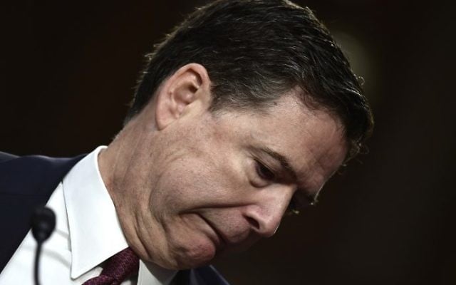 Former FBI director James Comey speaks during a hearing before the Senate Select Committee on Intelligence on Capitol Hill June 8, 2017 in Washington, DC. (AFP/Brendan Smialowski) Former FBI director James Comey speaks during a hearing before the Senate Select Committee on Intelligence on Capitol Hill June 8, 2017 in Washington, DC. (AFP/Brendan Smialowski)