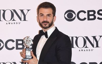 Michael Aronov, winner of the award for Best Performance by an Actor in a Featured Role in a Play for Oslo, poses in the press room during the 2017 Tony Awards at 3 West Club on June 11, 2017 in New York City. (ANGELA WEISS / AFP) Michael Aronov, winner of the award for Best Performance by an Actor in a Featured Role in a Play for Oslo, poses in the press room during the 2017 Tony Awards at 3 West Club on June 11, 2017 in New York City. (ANGELA WEISS / AFP)
