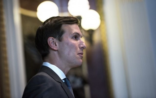 Jared Kushner speaks during an event at the White House on June 19, 2017. (AFP Photo/Brendan Smialowski) Jared Kushner speaks during an event at the White House on June 19, 2017. (AFP Photo/Brendan Smialowski)